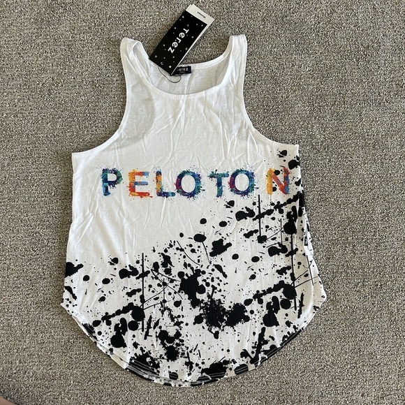 NWT Terez Splatter Tank Peloton Size XS - Picture 1 of 6